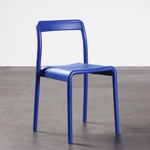 簡約北歐風鏤背休閒椅